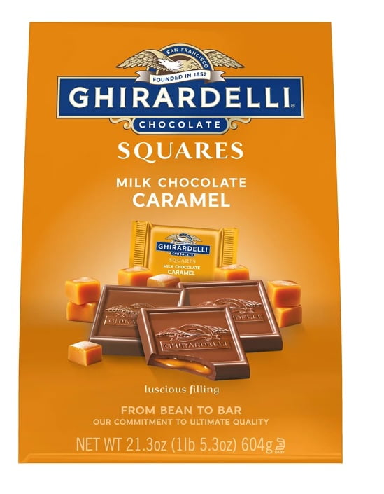 Ghirardelli Milk Chocolate Caramel Squares