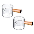 thumbnail image 2 of 2x Tazas Medidoras de Espresso,Vaso de Expreso Resistente al Calor Taza Medidora de Tazas Medidoras Vino Vaso de Bebidas Herramientas de Modul BLESIY tazas de medición, 2 of 8