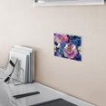 thumbnail image 5 of Yayeee Toggle Light Switch Wall Plate 2-Gang 4.56"x4.48" Decorative Outlet Cover, Colorful Art Flowers, 5 of 7