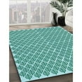 thumbnail image 3 of Ahgly Company Machine Washable Indoor Rectangle Transitional Tron Blue Area Rugs, 4' x 6', 3 of 7
