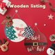 thumbnail image 4 of Letrero navideño de madera para puerta delantera, decoración colgante para puerta delantera, vacaciones de Navidad, Año Nuevo, porche de casa, 4 of 5