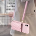 thumbnail image 6 of ELEHOLD Crossbody Wallet Case for iPhone XR, Soft PU Leather Card Holder Magnetic Flip Folio Purse Case with Lanyard 6.1 Inch,Pink, 6 of 6