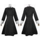 thumbnail image 2 of Wednesday Addams Cosplay Costume Set Halloween Carnival Party Costumes For Adult Kids, 2 of 5