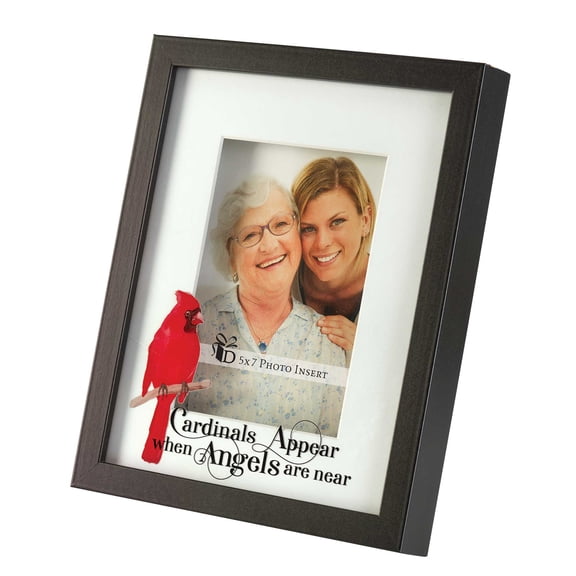 Dicksons Cardinals Appear Angel Near Red 9 x 11 Wood Decorative Picture Frame