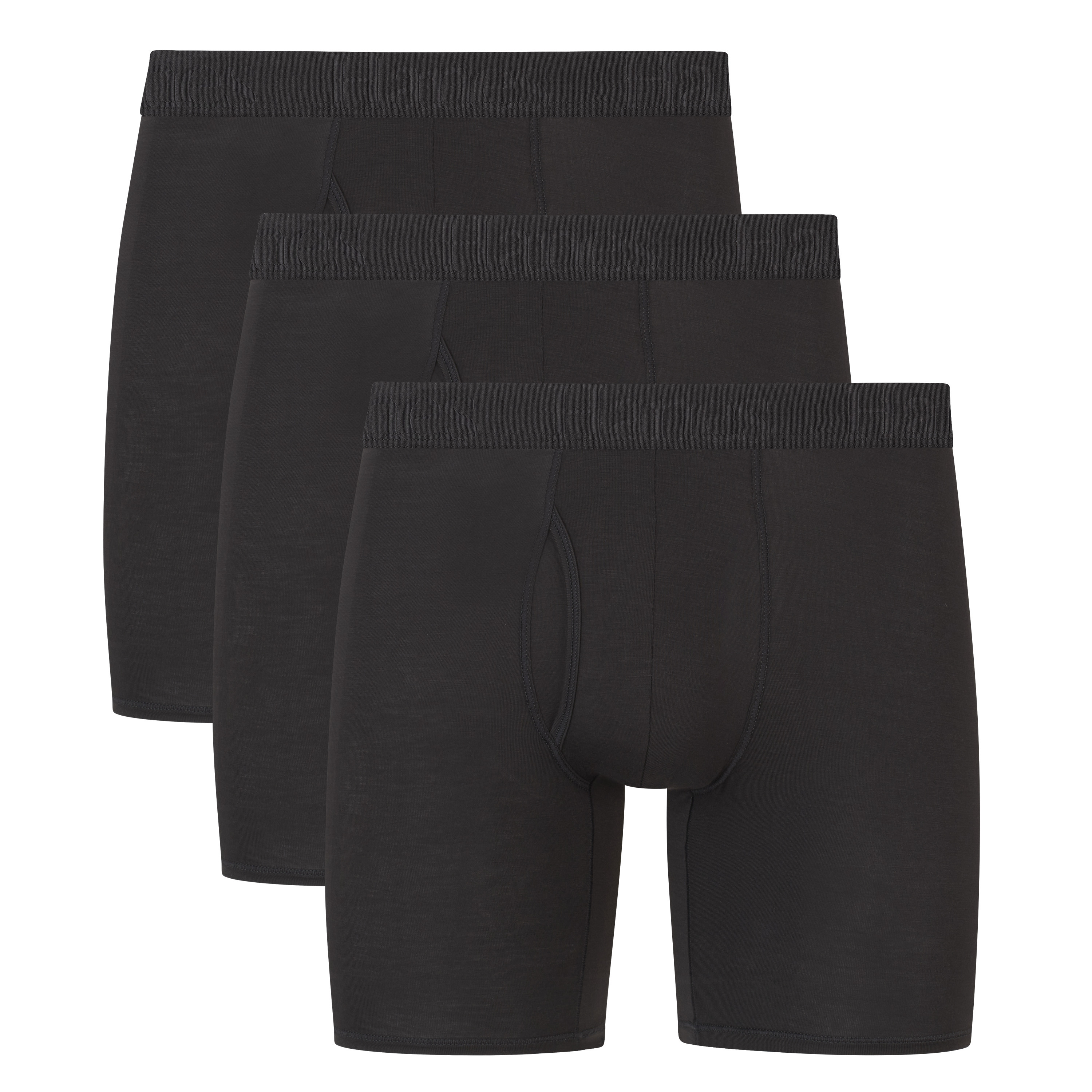 Hanes Originals Men's SuperSoft Boxer Briefs, 3-Pack