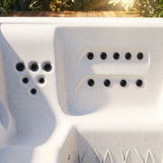 Lifesmart Bahama (LS350DX) Hot Tub - 5-Person, 28-Jet, Plug & Play Spa, Sea Salt