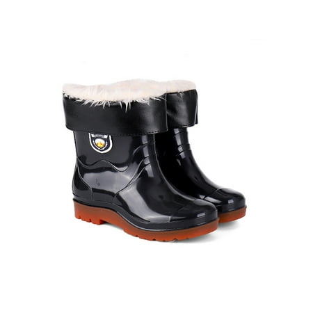 

Kesitin Men Comfort Waterproof Boot Working Garden Shoes Non-Slip Ankle Style R 6