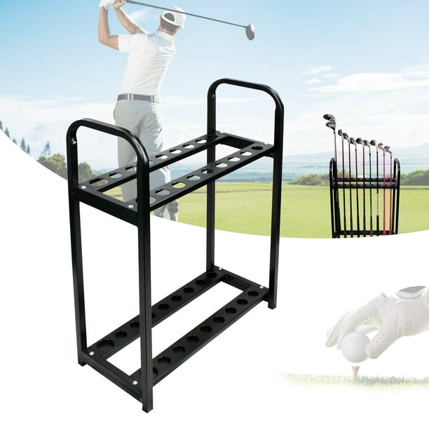 Anqidi 18/27 Holes Golf Clubs Organizer Rack Golf Club Display Stand