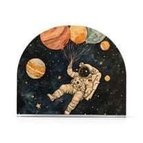 Yayeee Napkin Holder for Table Set of 2 Kitchen Paper Tissue Organization, Retro Watercolor Planet