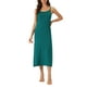 thumbnail image 2 of INSPIRAR CHIC Vestidos de Noche para Mujeres Sin Mangas con Tirantes Espagueti Cuello Redondo Primavera Verano Vestido de Dormir S Verde, 2 of 6