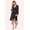 midnight butterfly, variant on Womens Cozy Stretch Jersey 2 Piece Matching Robe & Chemise Set