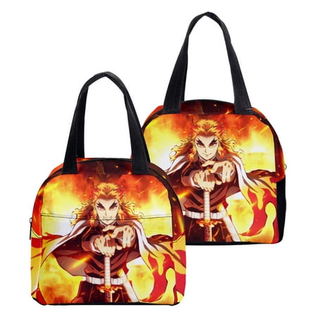 

Nezuko Demon Slayer Insulated Portable Lunch Bag for Women Kids Office Work School