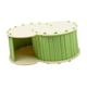 thumbnail image 5 of Cama túnel de juego para gatos para 2 gatos, escondite para limpiar durante todo el año, juguete interactivo Verde, 5 of 9