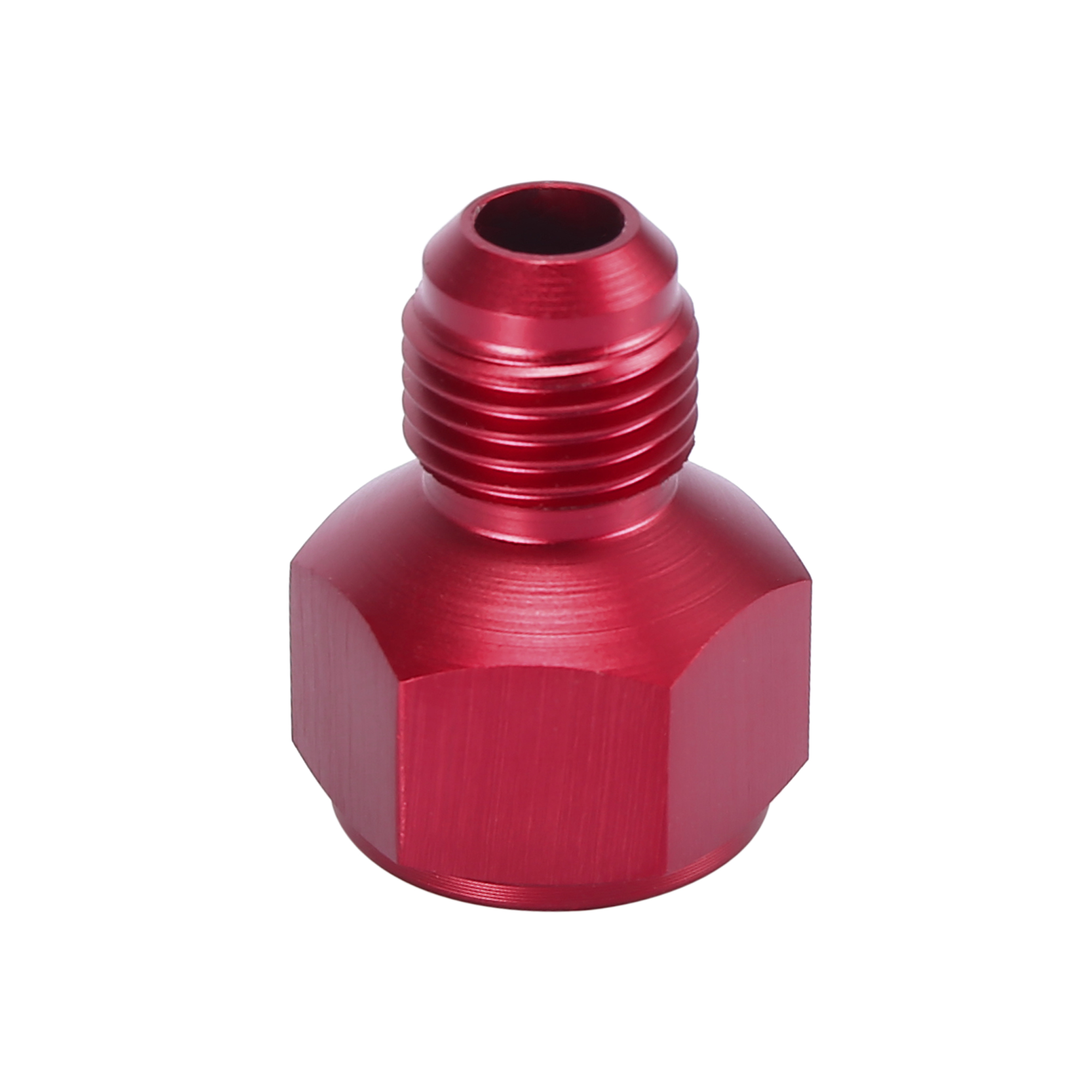 Speed Daddy 6AN Red Aluminum Swivel Tee Fitting – 9/16 Female/Male Flare Adapter (SDD-FT1900906RD)