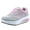 Pink, variant on Women's Slip on Walking Tennis Shoes Comfort Wedge Platform Casual Fashion Sneakers Blue 8