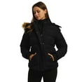thumbnail image 3 of Wantdo Women's Recycled Winter Jacket Windproof Winter Coat Insulated Puffy Jacket Black L, 3 of 8