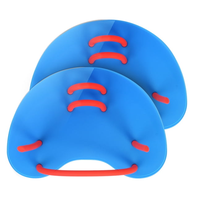 Silicone Training Correction Hand Fins Lightweight Swimming Finger Flippers Portable Professional Auxiliary Teaching Accessories Blue