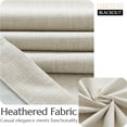 thumbnail image 3 of Curtainking Room Darkening Curtains for Bedroom, 63 Inch Length Linen Textured Drapes for Living Room, Thermal Insulated Light Blocking Curtains, Grommet Top Window Treatments 2 Panels, Beige, 3 of 9