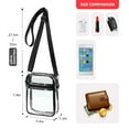 thumbnail image 2 of Simple Men Shopping Handbag Large Capacity Zipper PVC Tote Bag Shoulder Bag Crossbody Bag Transparent Purse PINK, 2 of 8