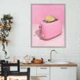 thumbnail image 3 of Stupell Industries Eclectic Golden Toaster over Pink Gray Framed Giclee Art, 24 x 30, by LISH Creative, 3 of 8