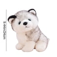 thumbnail image 3 of Husky Plush Toy 9.4 Inch Soft Cotton Stuffed Husky Dog Doll Cute Wolf Plushie Gift for Kids Dog Lovers Removable Washable, 3 of 6