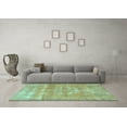 thumbnail image 3 of Ahgly Company Indoor Square Persian Light Blue Traditional Area Rugs, 5' Square, 3 of 4