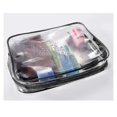 thumbnail image 3 of Clear Cosmetic Bag Air,Plastic Travel Toiletry Pouch Water Resistant Packing Cu, 3 of 5