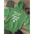 thumbnail image 5 of Tstars Womens Pinch Me and I'll Punch You Funny Humor Gift for St Patricks Day Shirts Gift for Her Irish Shirt Pride Proud Irish Women's Hoodie, 5 of 6