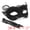 Black Large Six-Petaled, variant on Unique Bargains Handheld Masquerade Mask with Stick Molded Venetian Plastic Eye Mask Black Cat Head 12.2" x 7.1"