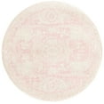 thumbnail image 2 of Unique Loom Bromley Collection Area Rug - Wells (3' 1" Round Pink/Ivory), 2 of 6