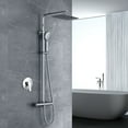thumbnail image 4 of Aoresac Single-Function Shower Handle Valve Wall Mount Copper Faucet Shower Rough-In Valve Round Single Handle Tub Shower Mixer Fixtures for Bathrooms, 4 of 9
