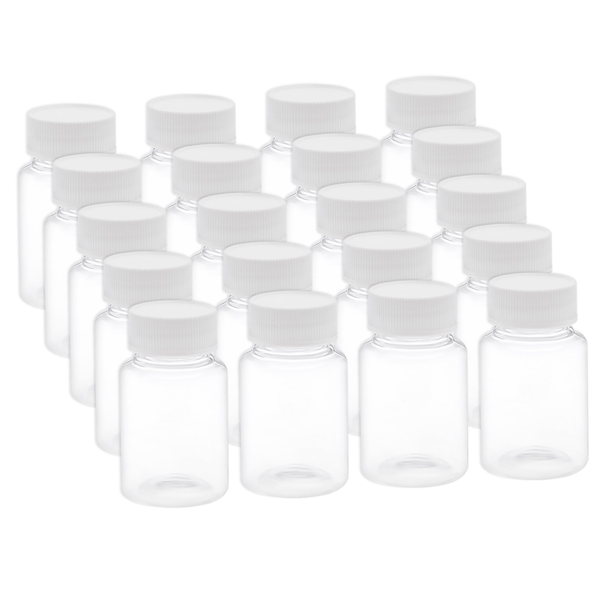 2.7 oz/80ml PET Plastic Lab Chemical Reagent Bottle Wide Mouth Liquid