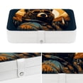 thumbnail image 4 of Bear Elegant PU Leather Jewelry Box with Removable Compartment and Earring Holder - Decorative Storage Box - Portable, 4 of 6
