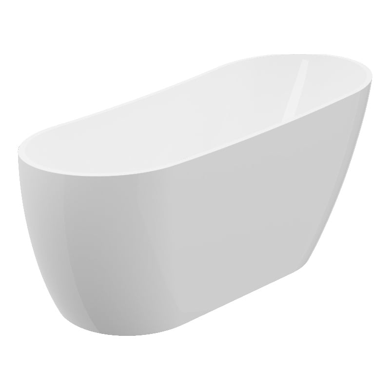 A&E Bath and Shower Port Alberni Plastic Bathtub with Adjustable Feet