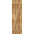 thumbnail image 5 of 16 1/8"W X 52"H Timbercraft Three 5 3/8" Boards Joined Board-N-Batten Shutters W/Z-Bar, Rough Sawn Western Red Cedar (Per Pair), 5 of 13