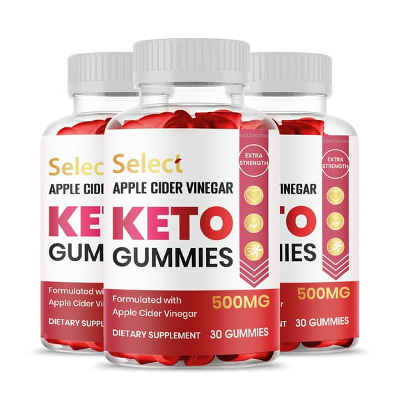 Select Keto ACV Gummies Maximum Strength For Men and Women Dietary Supplement (2 Pack)