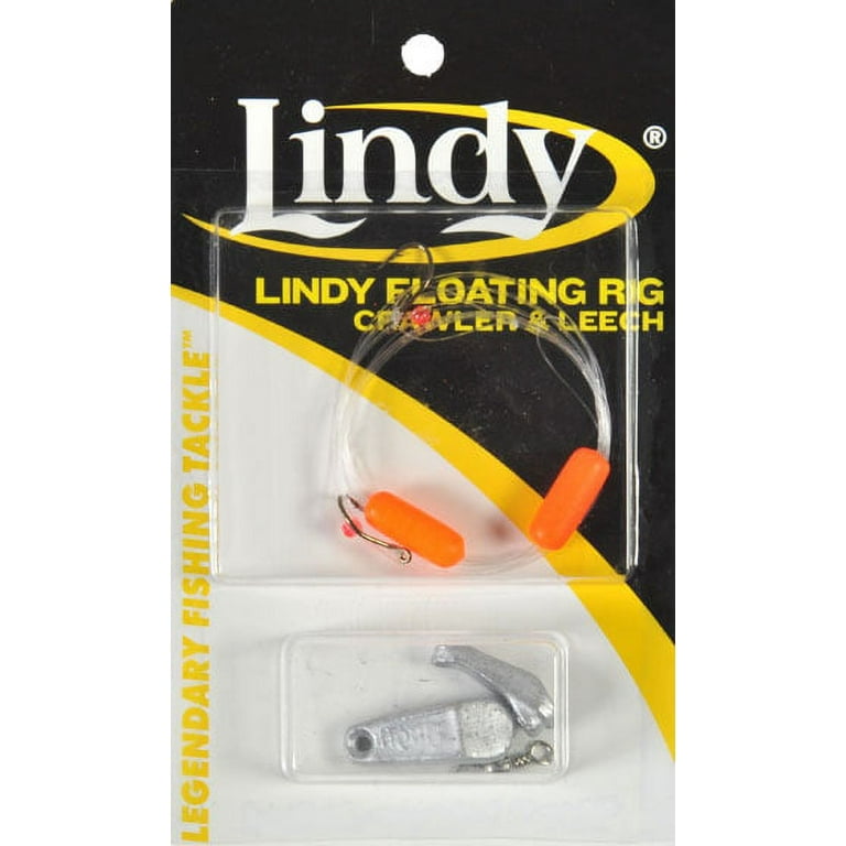Lindy Floating Crawler/Leech Rig - Fluorescent Orange