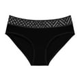 thumbnail image 1 of Ropa Interior para Mujer Gibobby Bragas hipster encaje transpirables sexy Calzoncillos bikini sin costuras elásticos Negro XXL, 1 of 5