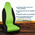 thumbnail image 2 of Funda para asiento Delantero de Camión SUV Unique Bargains Verde Negro Estilo Clásico, 2 of 6