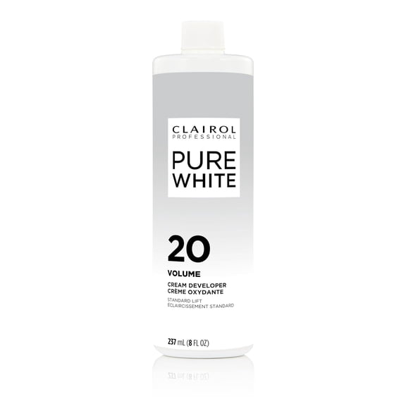 Clairol Professional Clairoxide Pure White 20 Volume Creme Developer, 8 oz