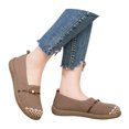 thumbnail image 3 of oqasdz Casual Shoes for Women Breathable Mesh Slip On Walking Shoes Lightweight Comfortable Flat Bottom Sneakers for Trendy Daily Wear Outdoor Summer, 3 of 6