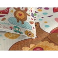 thumbnail image 3 of Ambesonne Christmas Quilted Coverlet 3 Pcs, Santa and Teddy Bear, Queen Size, Multicolor, 3 of 4
