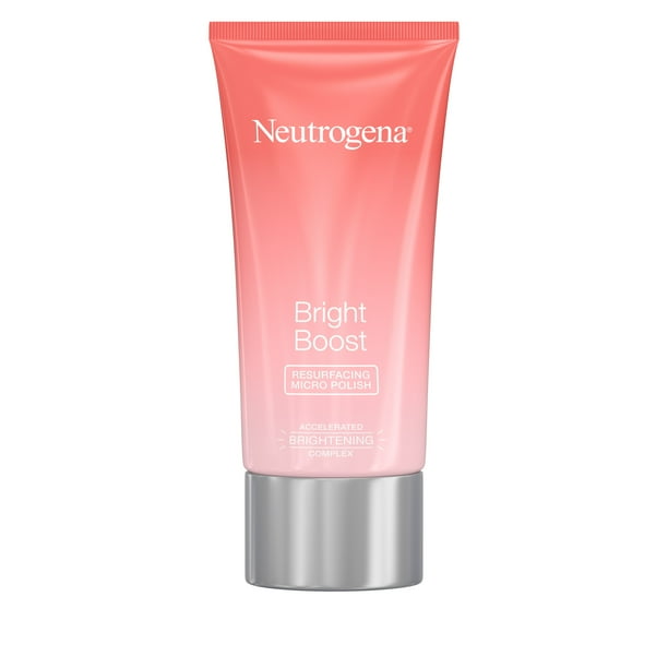 Bright Boost With Alpha Hydroxy Acid Aha Brightening Facial Exfoliator 2 6 Fl Oz Walmart Com Walmart Com