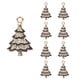 thumbnail image 4 of 10 dijes de árbol de Navidad para hacer pulseras, dijes navideños, dijes de metal para hacer joyas, 4 of 7