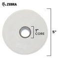 thumbnail image 2 of Zebra 4 x 2 in Thermal Transfer Polypropylene Labels PolyPro 3000T Permanent Adhesive Shipping Labels - 1 in Core - 4 Rolls, 2 of 7