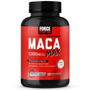 Force Factor Maca Max, Maca Root Capsules for Men & Women to Maximize Drive, Desire & Performance, 120 Capsules