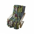 thumbnail image 4 of Plant Soft Flannel Fleece Throw Blanket, Exotic Nature Depicting Image of a Drawing with Vibrant Colored Leaves Botanical, Cozy Plush for Indoor and Outdoor Use, 50" x 60", Multicolor, by Ambesonne, 4 of 6
