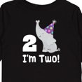 thumbnail image 4 of Inktastic Happy 2nd Birthday Zoo Elephant Boys or Girls Long Sleeve Toddler T-Shirt, 4 of 5