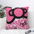 thumbnail image 3 of Hello Kitty Pillow Cover, Square Throw Pillow Cases For Couch Sofa Bed Living Room,Home Decorative, 24"X24", 3 of 9