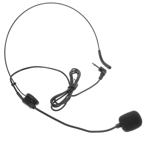 SEWCHICS Portable Headset Microphone 2Pack Mic Headset Black Nickel Plated for Lectures